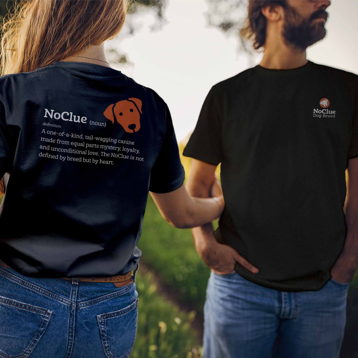 People Wearing NoClue Dog Breed Definition Unisex T-Shirt