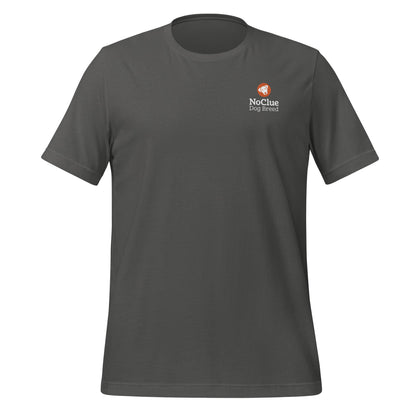 NoClue Dog Breed Definition Unisex T-Shirt Asphalt Front