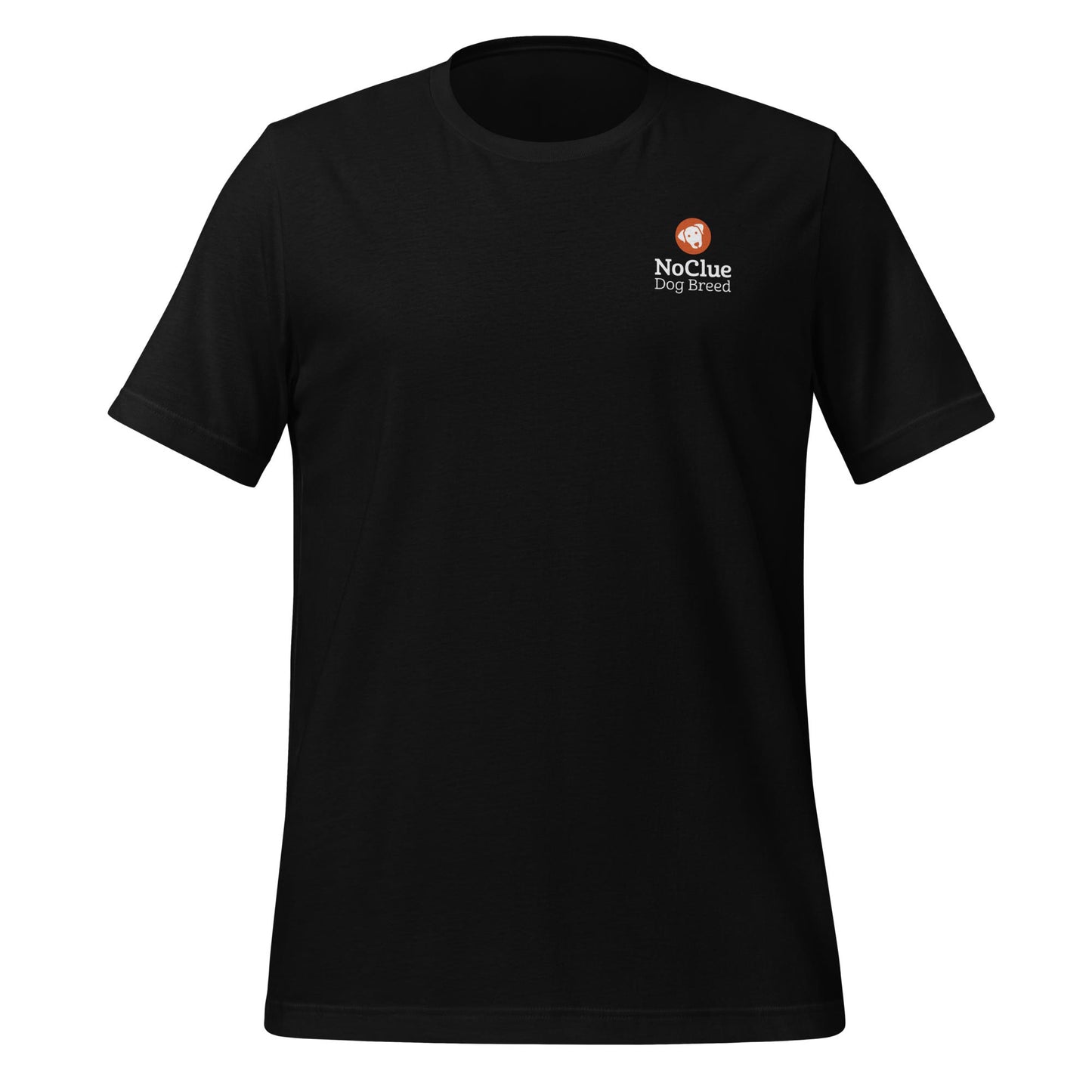 NoClue Dog Breed Definition Unisex T-Shirt Black Front